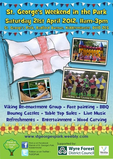 Last years St. George's Day community event in the Park
